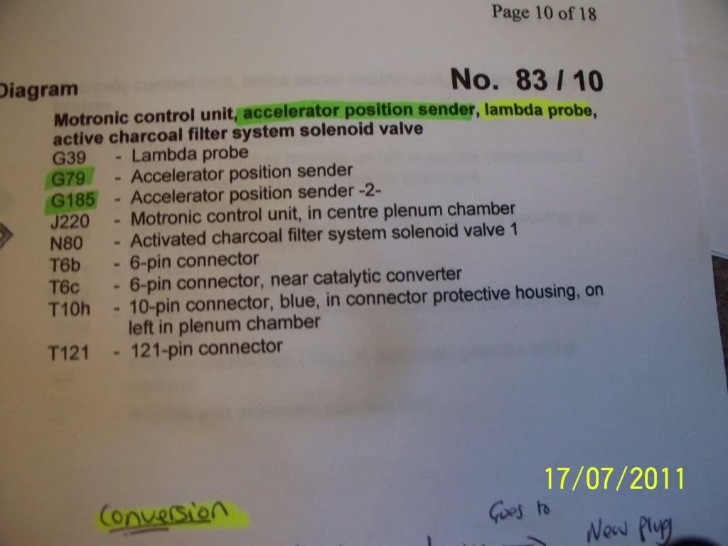 ECU Conversion - wiring diagrams added for someone to help me